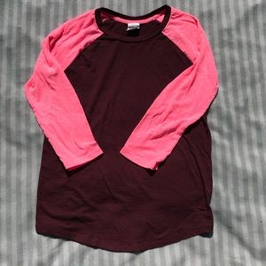 VS PINK Baseball Tee